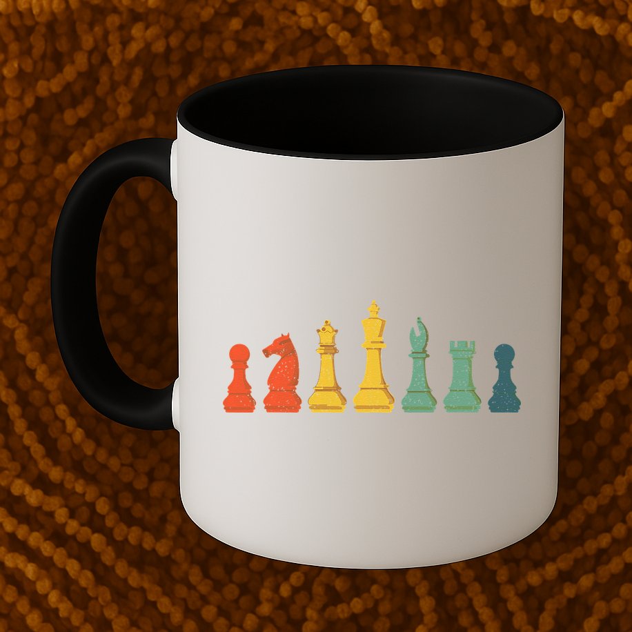 Cool Chess Lover Art Chess Players Novelty Mug