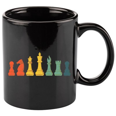 Cool Chess Lover Art Chess Players Novelty 11oz C Handle Ceramic Mug