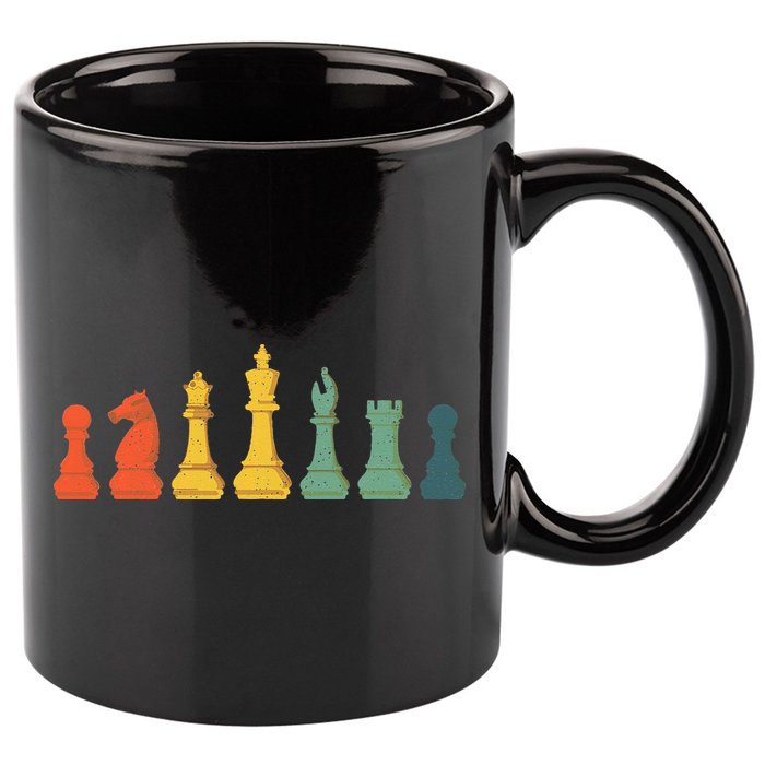 Cool Chess Lover Art Chess Players Novelty 11oz C Handle Ceramic Mug