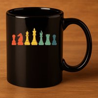 Cool Chess Lover Art Chess Players Novelty 11oz C Handle Ceramic Mug