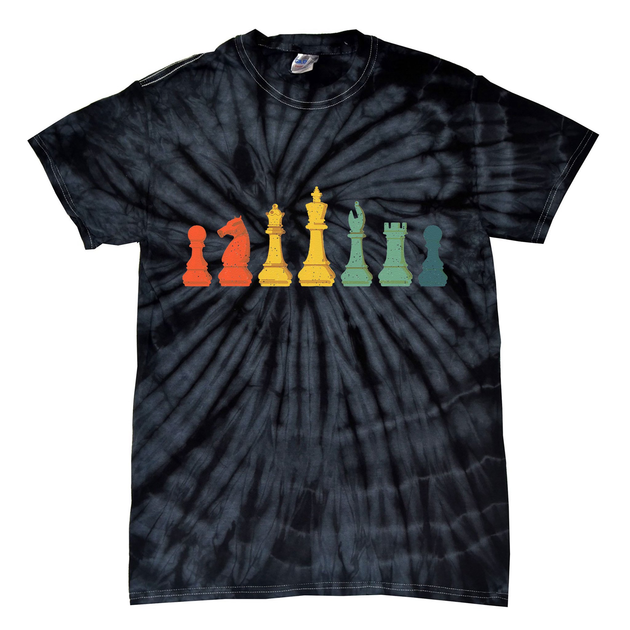Cool Chess Lover Art Chess Players Novelty Tie-Dye T-Shirt