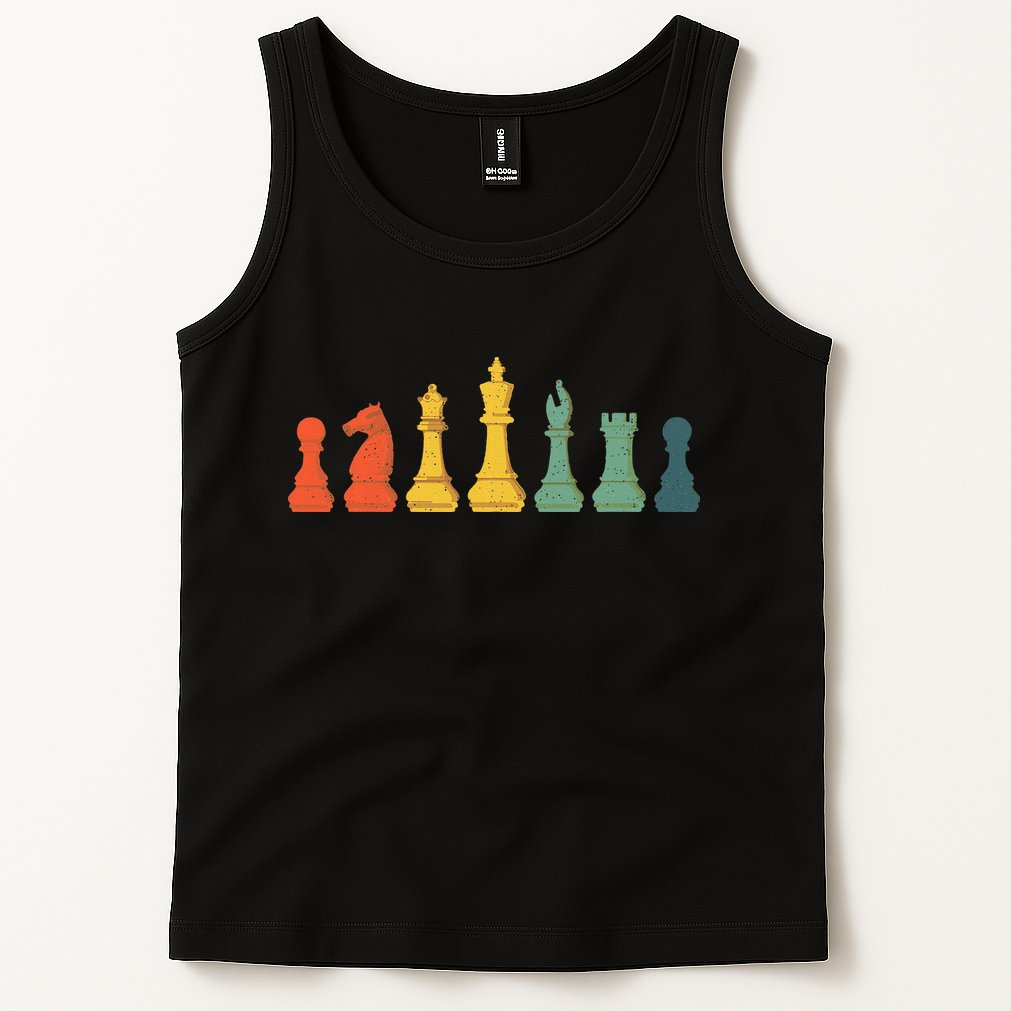 Cool Chess Lover Art Chess Players Novelty Tank Top