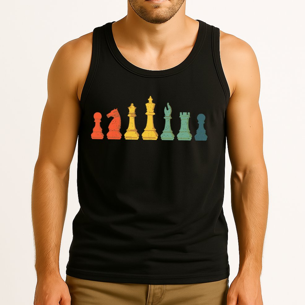 Cool Chess Lover Art Chess Players Novelty Tank Top