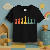 Cool Chess Lover Art Chess Players Novelty Toddler T-Shirt