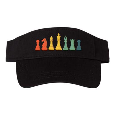 Cool Chess Lover Art Chess Players Novelty Valucap Bio-Washed Visor