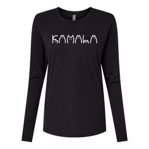 Childless Cat Ladies Kamala Harris 2024 Womens Cotton Relaxed Long Sleeve T-Shirt