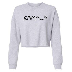 Childless Cat Ladies Kamala Harris 2024 Cropped Pullover Crew