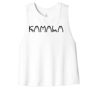 Childless Cat Ladies Kamala Harris 2024 Women's Racerback Cropped Tank