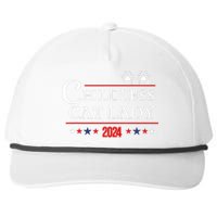 Childless Cat Lady 2024 Pro Kamala Harris Snapback Five-Panel Rope Hat