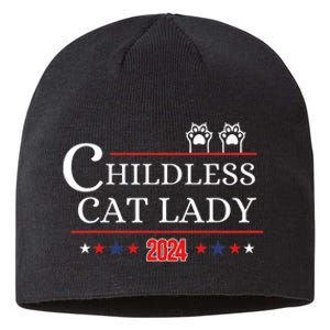 Childless Cat Lady 2024 Pro Kamala Harris Sustainable Beanie