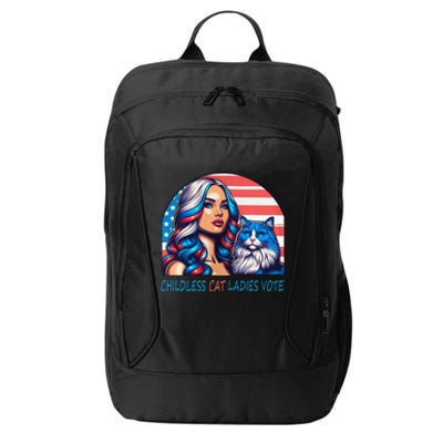 Childless Cat Ladies Vote Rosie The Riveter City Backpack