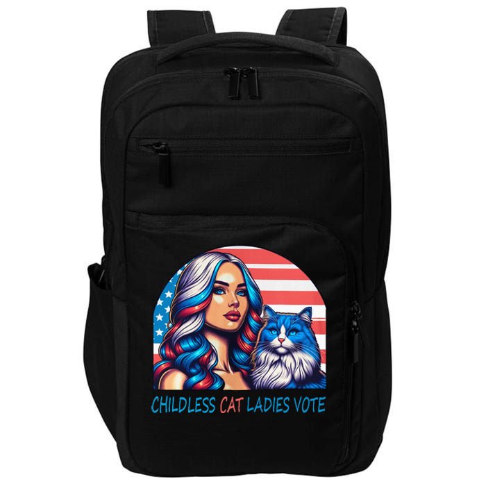 Childless Cat Ladies Vote Rosie The Riveter Impact Tech Backpack