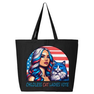 Childless Cat Ladies Vote Rosie The Riveter 25L Jumbo Tote