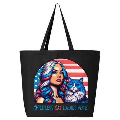 Childless Cat Ladies Vote Rosie The Riveter 25L Jumbo Tote