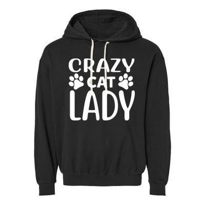 Crazy Cat Lady Garment-Dyed Fleece Hoodie