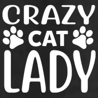Crazy Cat Lady 7 Panel Mesh Trucker Snapback Hat
