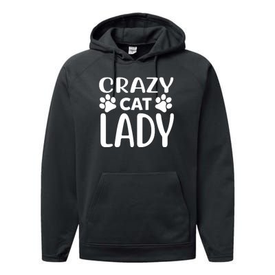 Crazy Cat Lady Performance Fleece Hoodie