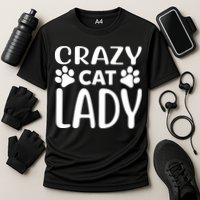 Crazy Cat Lady Cooling Performance Crew T-Shirt