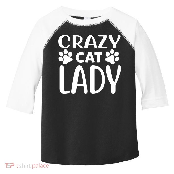 Crazy Cat Lady Toddler Fine Jersey T-Shirt
