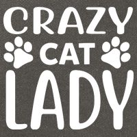 Crazy Cat Lady Cotton Canvas Backpack