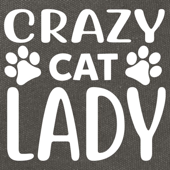 Crazy Cat Lady Cotton Canvas Backpack