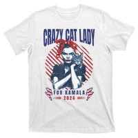 Crazy Cat Lady For Kamala 2024 T-Shirt