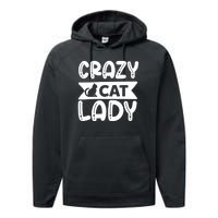 Crazy Cat Lady Performance Fleece Hoodie