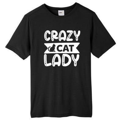 Crazy Cat Lady Tall Fusion ChromaSoft Performance T-Shirt