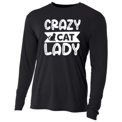 Crazy Cat Lady Cooling Performance Long Sleeve Crew