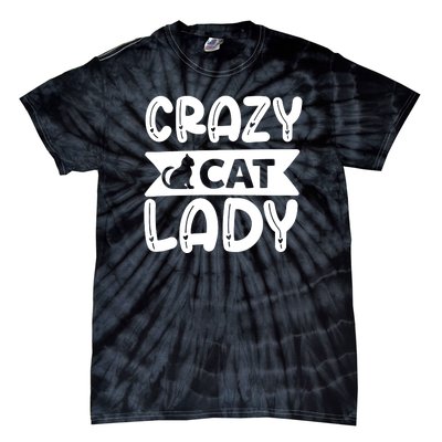 Crazy Cat Lady Tie-Dye T-Shirt