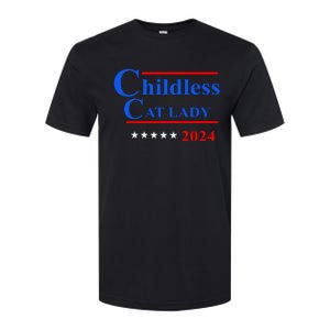 Childless Cat Lady 2024 Softstyle CVC T-Shirt