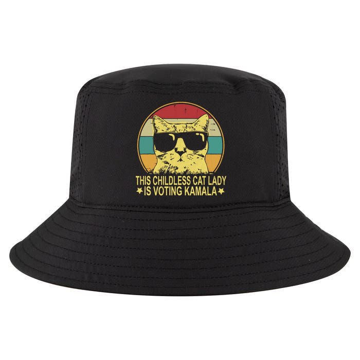 Childless Cat Ladies For Kamala Harris Cool Comfort Performance Bucket Hat