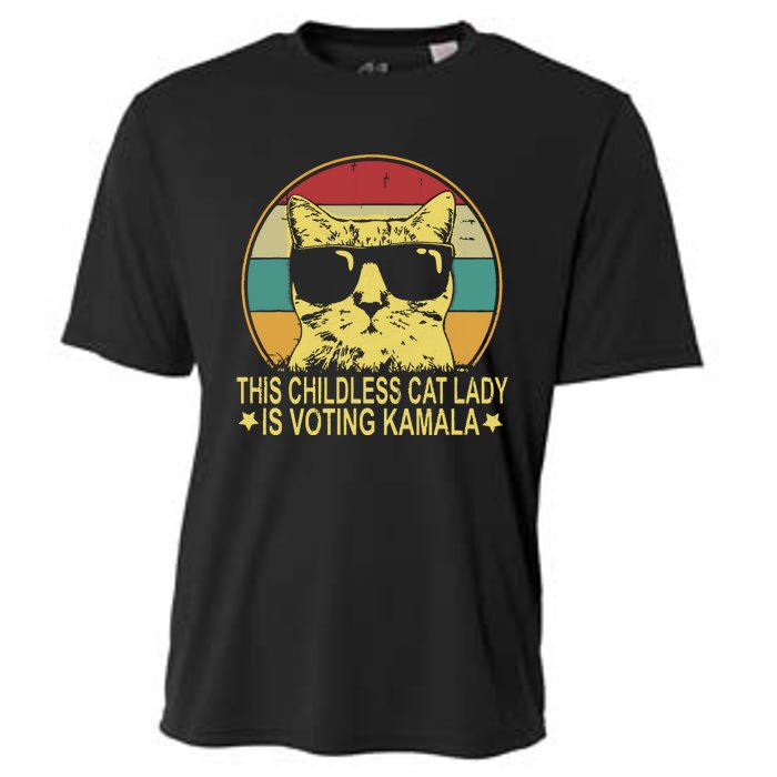 Childless Cat Ladies For Kamala Harris Cooling Performance Crew T-Shirt