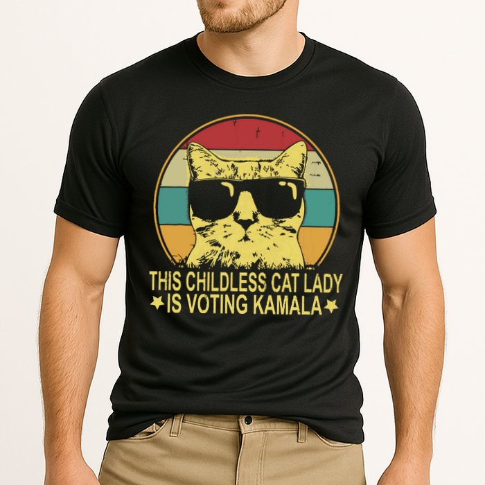 Childless Cat Ladies For Kamala Harris Cooling Performance Crew T-Shirt