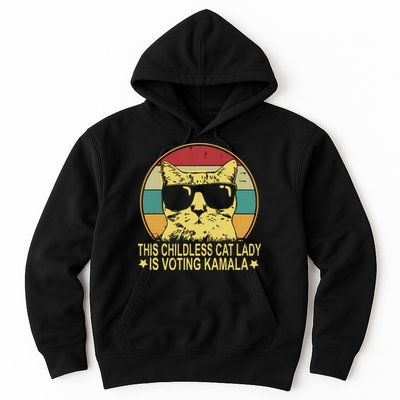 Childless Cat Ladies For Kamala Harris Hoodie