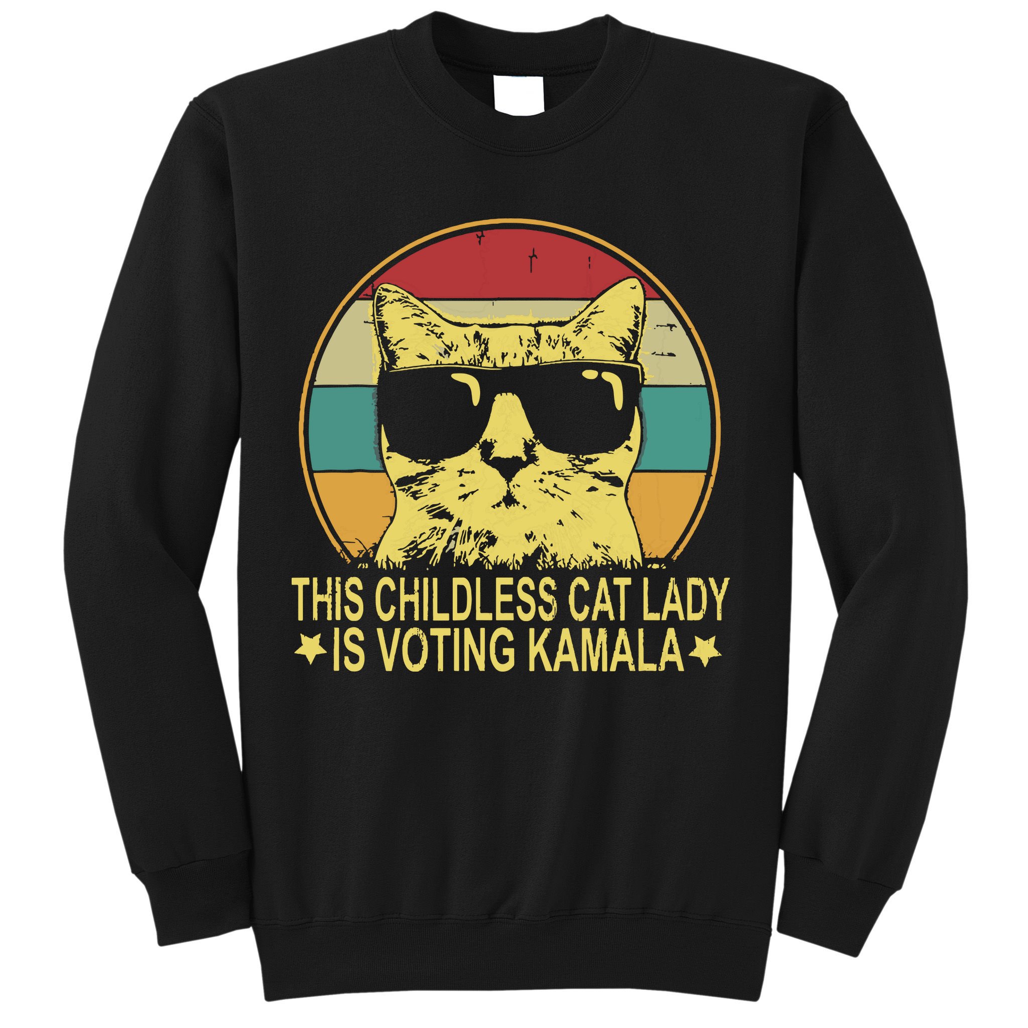 Childless Cat Ladies For Kamala Harris Sweatshirt