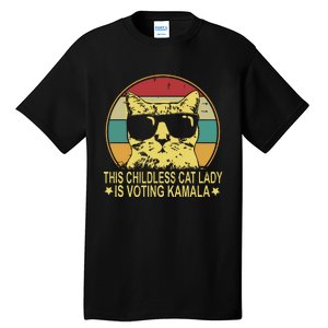 Childless Cat Ladies For Kamala Harris Tall T-Shirt