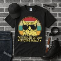 Childless Cat Ladies For Kamala Harris Tall T-Shirt