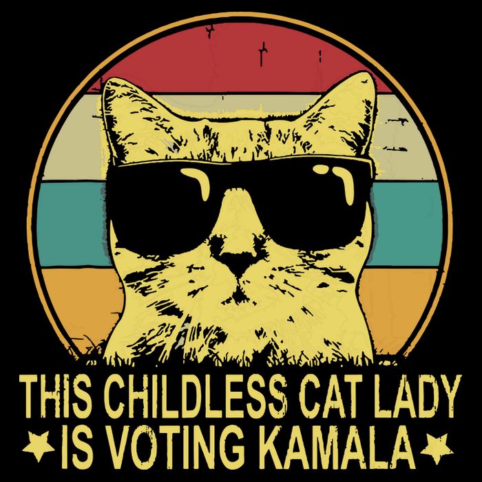 Childless Cat Ladies For Kamala Harris Backpack