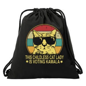 Childless Cat Ladies For Kamala Harris Drawstring Bag