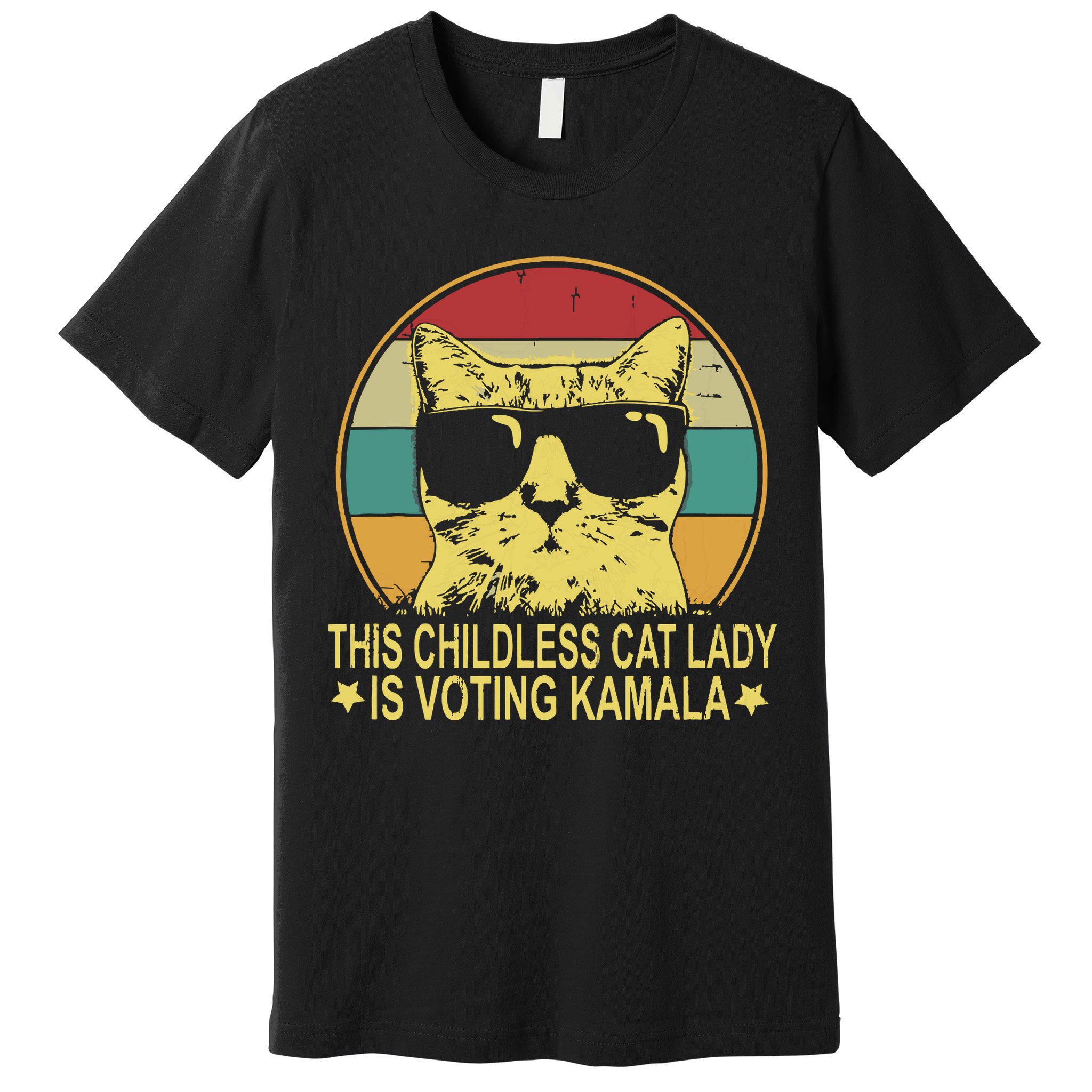 Childless Cat Ladies For Kamala Harris Premium T-Shirt