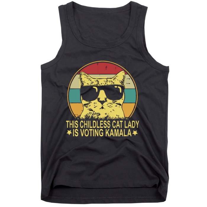 Childless Cat Ladies For Kamala Harris Tank Top