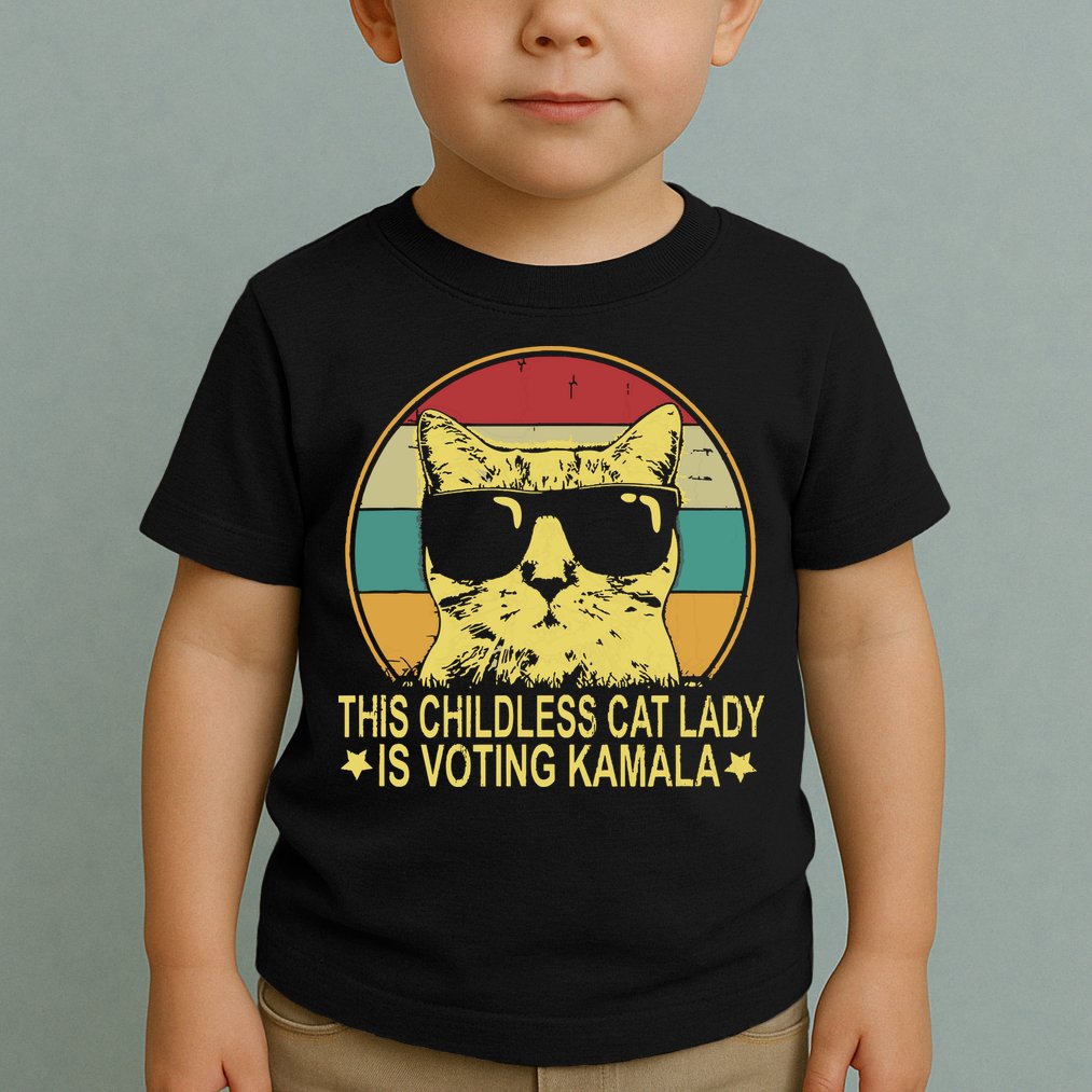 Childless Cat Ladies For Kamala Harris Toddler T-Shirt