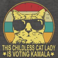 Childless Cat Ladies For Kamala Harris Vector Backpack