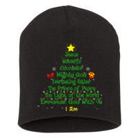 Christian Christmas Lover Bible Names Of Jesus Tree Xmas Short Acrylic Beanie