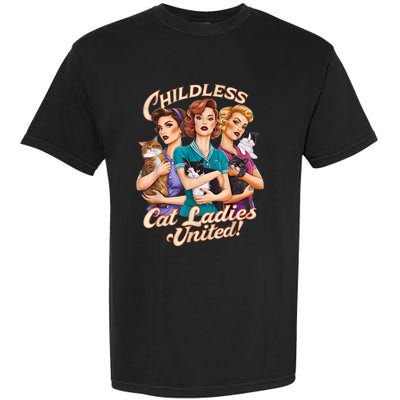 Childless Cat Ladies Garment-Dyed Heavyweight T-Shirt