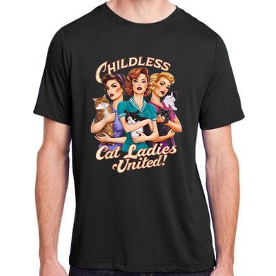 Childless Cat Ladies Adult ChromaSoft Performance T-Shirt