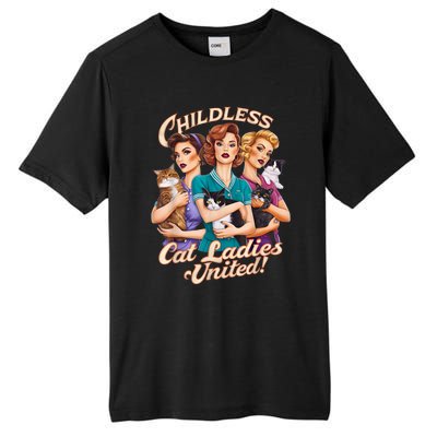 Childless Cat Ladies Tall Fusion ChromaSoft Performance T-Shirt