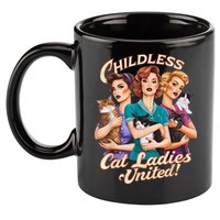 Childless Cat Ladies 11oz C Handle Ceramic Mug