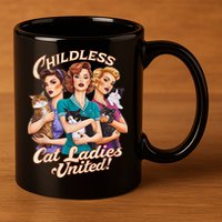 Childless Cat Ladies 11oz C Handle Ceramic Mug